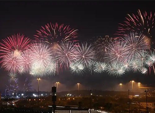 孝昌县焰火晚会